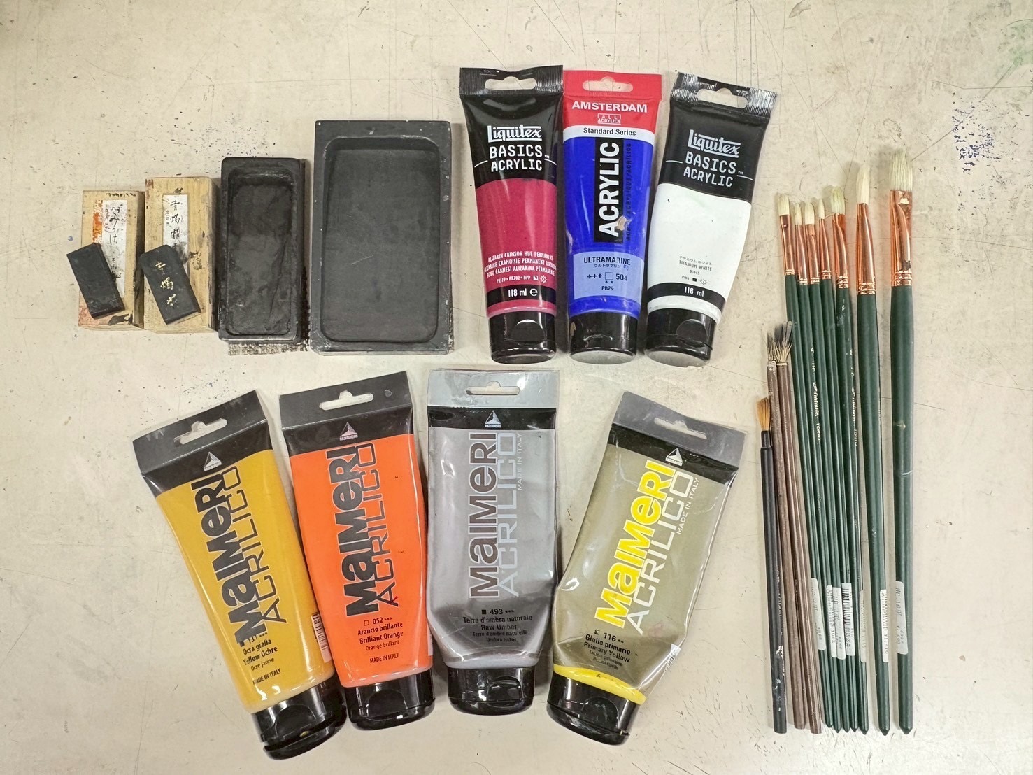 松本さんの画材